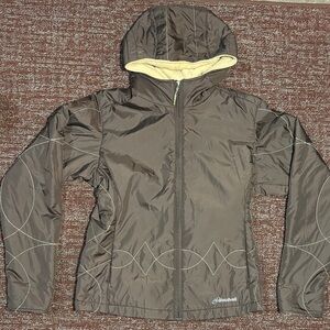 Cloudveil winter jacket chocolate brown western stitch women’s winter coat Med